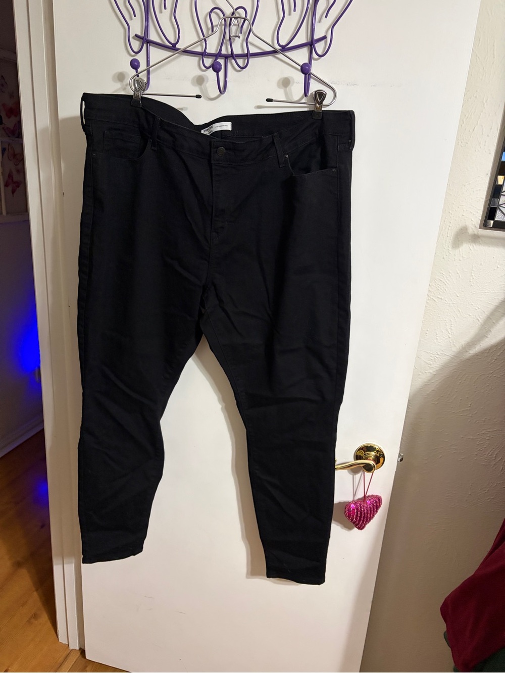 🧡 22 Signature by Levi Strauss Black Mid-Rise Skinny Jeans